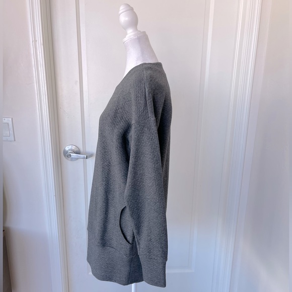 Lacoste Crew Neck Long Sleeve Sweatshirt Dress - Picture 5 of 8